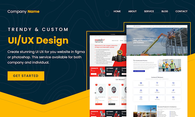 Design trendy ui ux for the website using figma by Shakilui | Fiverr