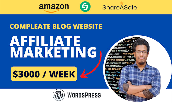 create affiliate marketing blog website using wordpress