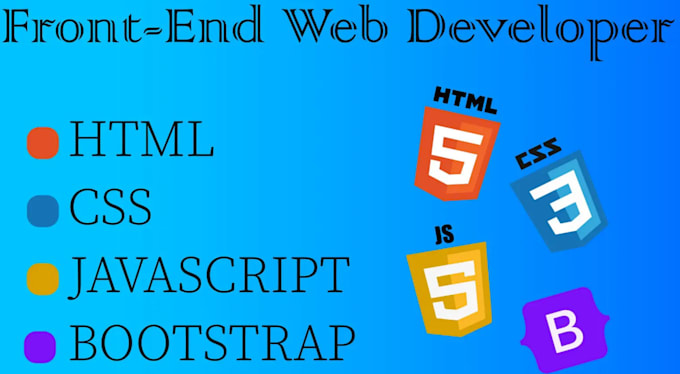 Be your front end developer with html css and bootstrap by ...