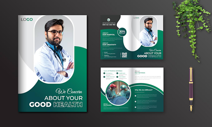 do company profile, catalog, bi fold brochure design