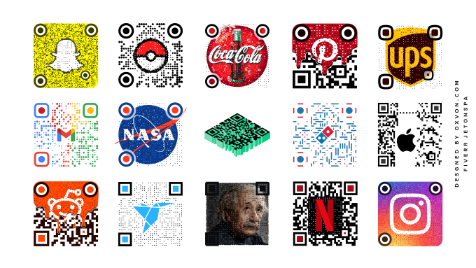 Create a custom qr code generator with your logo design by Jetonspa ...