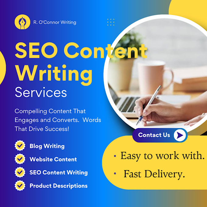write SEO optimized blog posts that rank on google