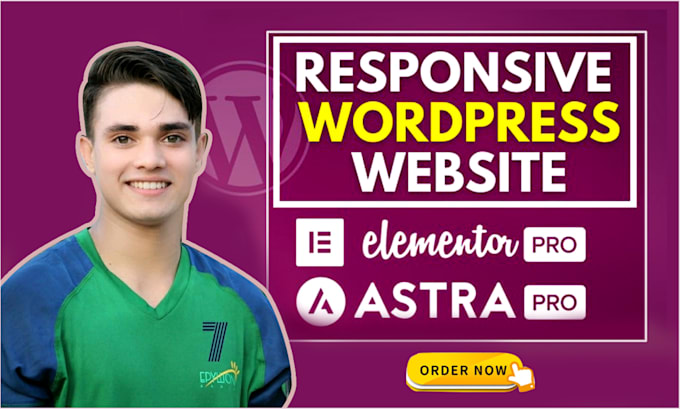 design a fully  responsive wordpress website with elementor pro