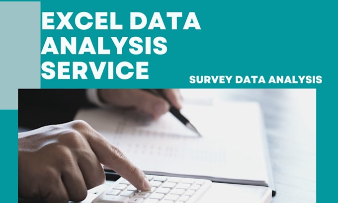 do excel data entry and analysis for online survey or questionnaire data