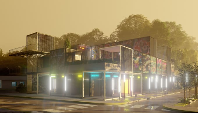 Create Buildings Create architectural 3d and rendering of a building by Christopherp365 ...