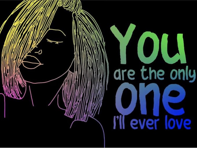 create hand drawn music lyric video for you