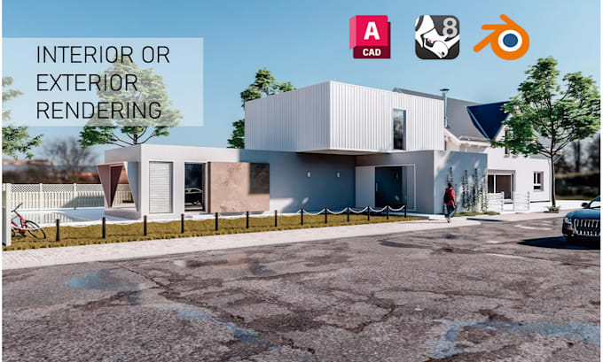 architectural 3d design and rendering interior, exterior