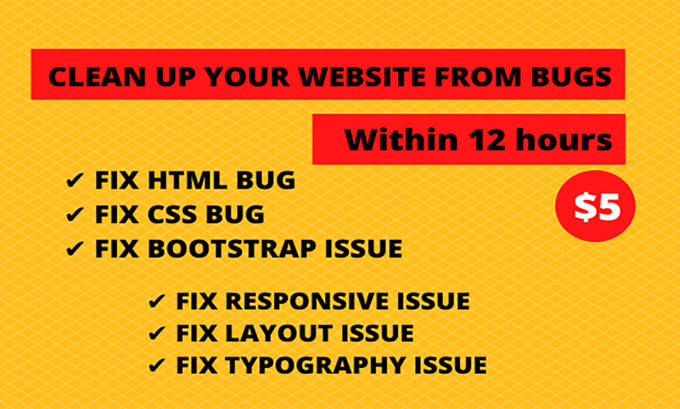 Edit Or Fix Html Css Bugs Or Fix Responsive Issues Within 12hrs By Edit Or Fix Html Css Bugs Or Fix Responsive Issues Within 12hrs By
