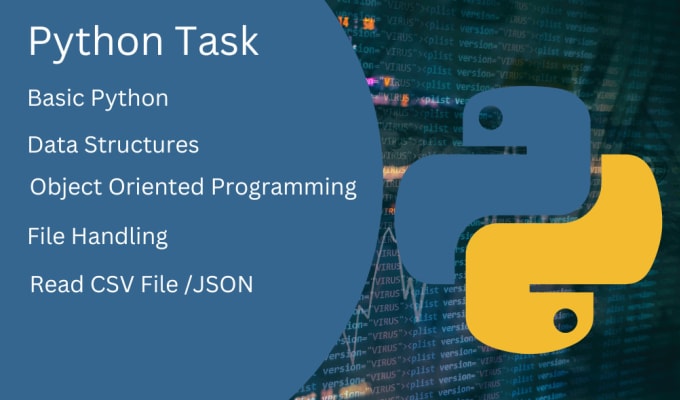 Do your simple or complex python coding assignment by M12mudassirraza ...