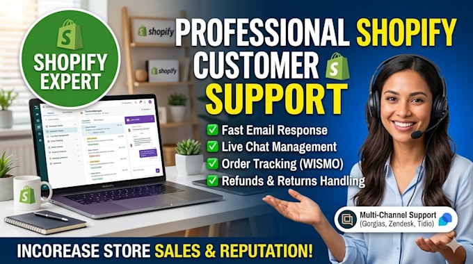 your shopify virtual assistant for customer service and order tracking