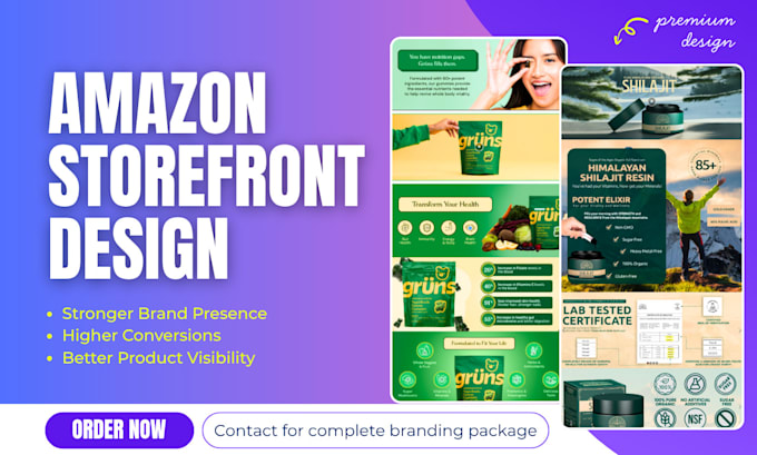 design amazon brand store optimize amazon storefront design listing images