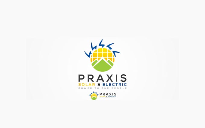 design beautiful modern solar logo for you