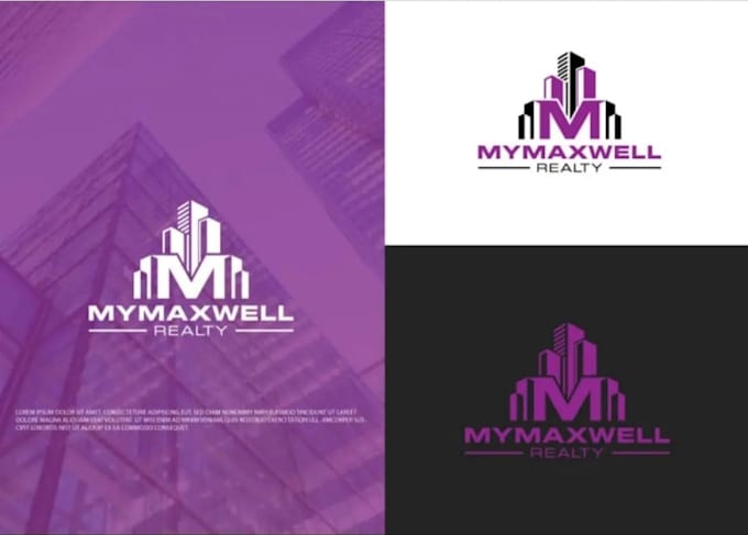 do modern minimalist or art text logo design