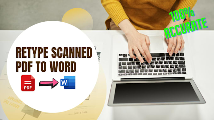 Do Retyping Of Scanned Pdfs Or Images Into Word By Arinjay bh Fiverr