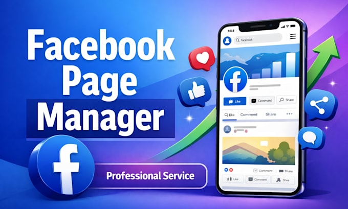 professionally manage your facebook page to grow engagement and followers