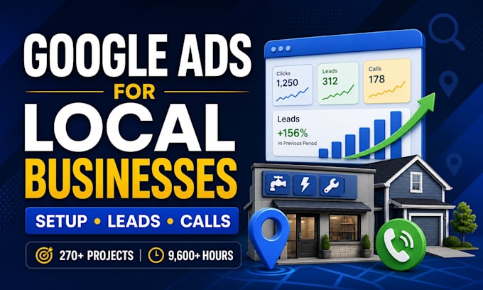 set up google ads campaigns for local service businesses