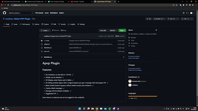 Code a bukkit plugin by Modione | Fiverr