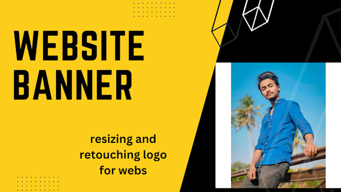 design great website banners, resize, retouch logo, for webs