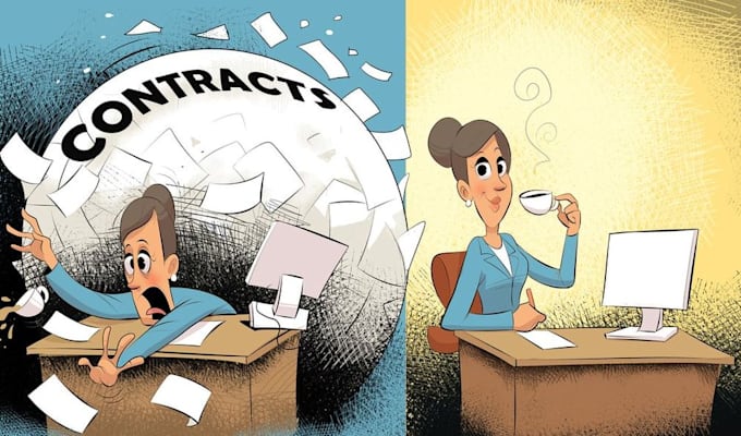 make cartoon colored illustration