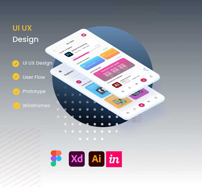 Create a creative and engaging user experience with my ui ux design ...