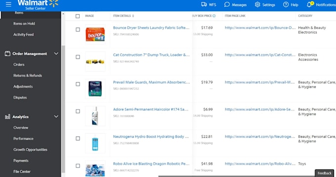 do walmart dropshipping a to z
