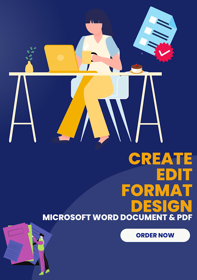 Create, format, edit and design ms word documents by Shintadewati | Fiverr
