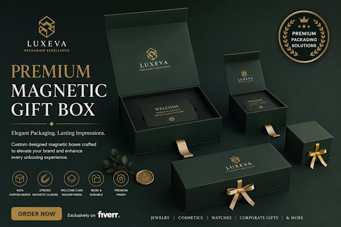 design jewelry gift box packaging design