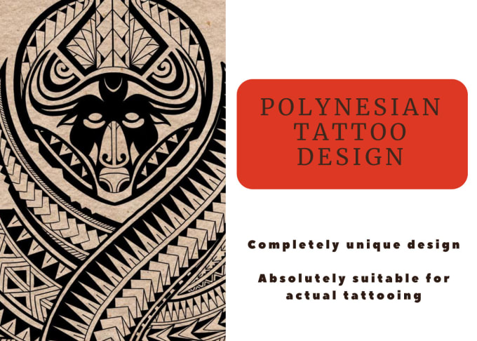 Create polynesian tribal tattoo design for you by Horitremori | Fiverr