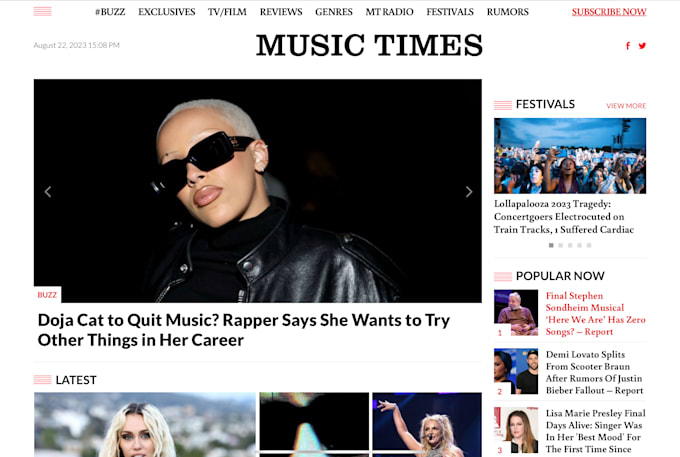 write an article about your music on musictimesnow