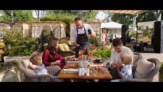 do cooking food restaurant promo video editing in 24 hours