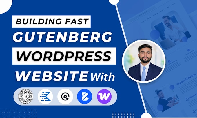 design fast wordpress website with kadence block and gutenberg