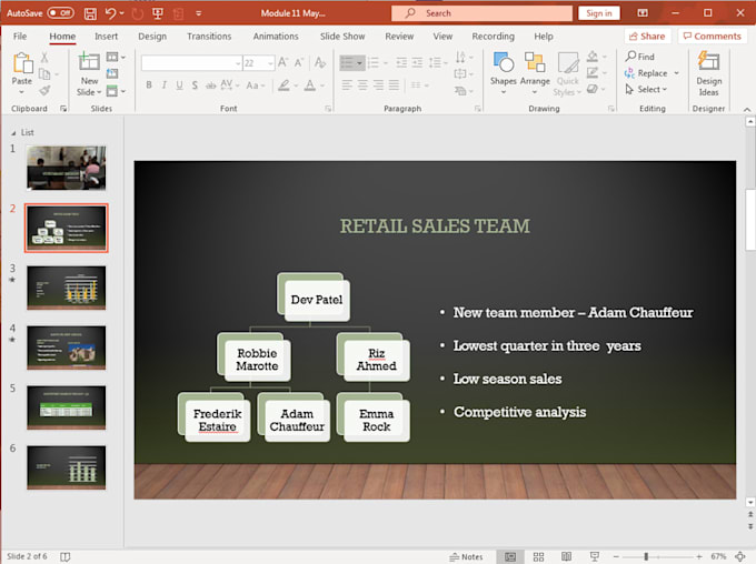 create a business powerpoint presentations and professional