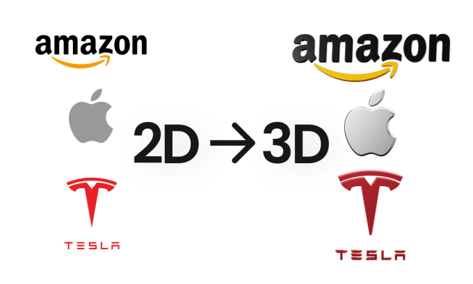 turn your logo into 3d and animate it