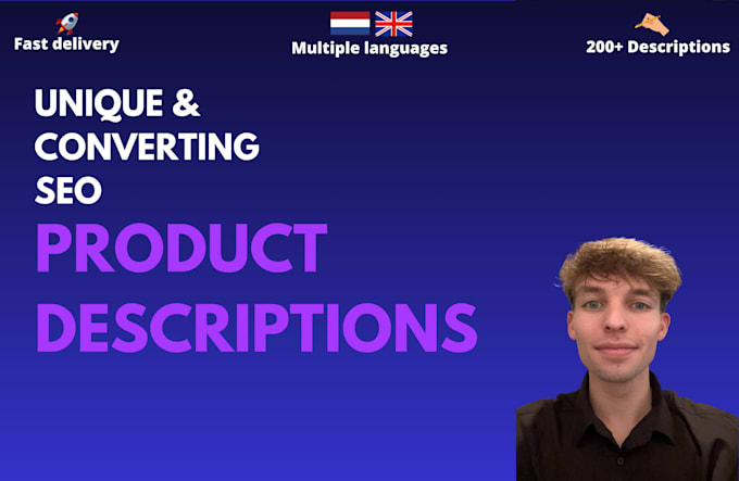 write human written SEO product descriptions