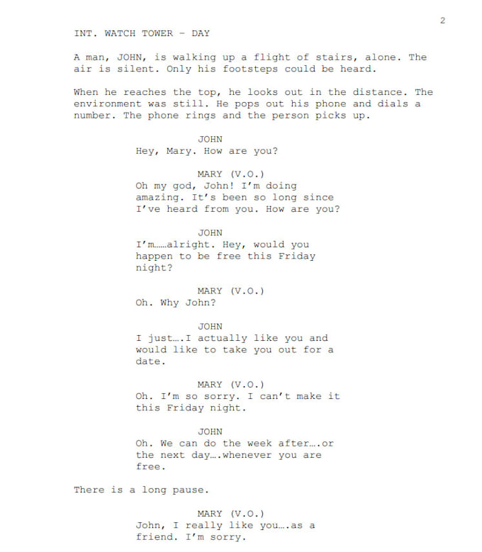 Able to write a great script for your short films by Michaeljparks | Fiverr