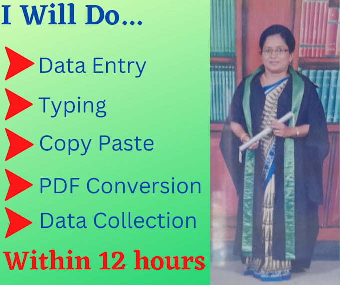 do all types of data entry jobs for you