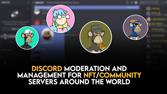 Host and moderate nft and community discord servers by Ecomfrederik
