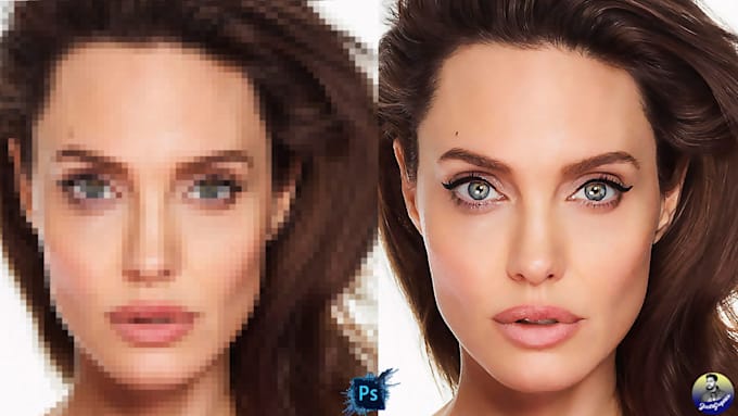 enhance low resolution photos to high resolution