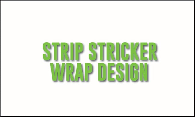 design car body side sticker, car strip design and vehicle wrap design in 12hour