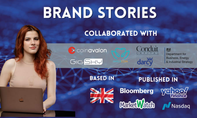 write business brand guidelines story vision about us tech, finance, mission