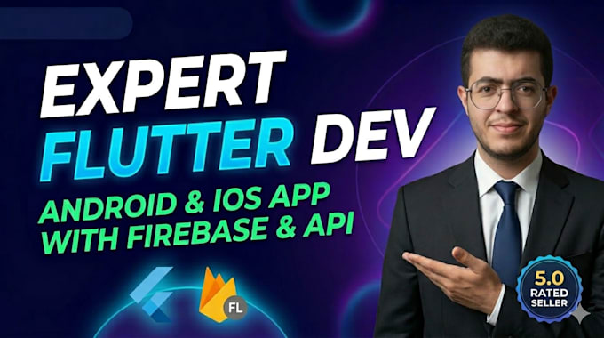 build a professional flutter app for android and ios with firebase and ap