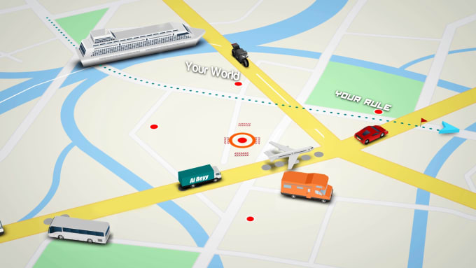 Create a google earth map animation route 3d vehicles by Aibeyy  Fiverr
