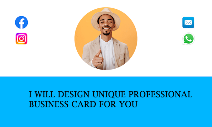 Basic Pro Unique Do unique professional business card design for you by Graphicswithtr ...