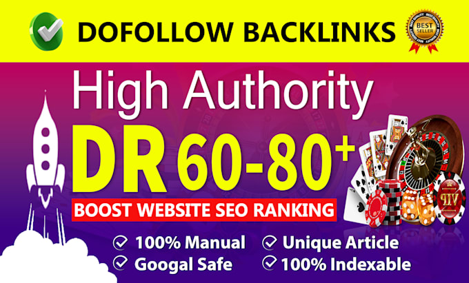 do high dr60 to 80 plus seo dofollow contextual backlinks