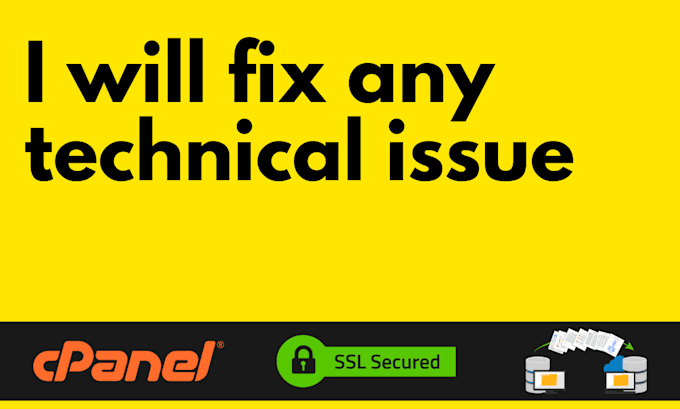 fix any domain, hosting or cpanel issues