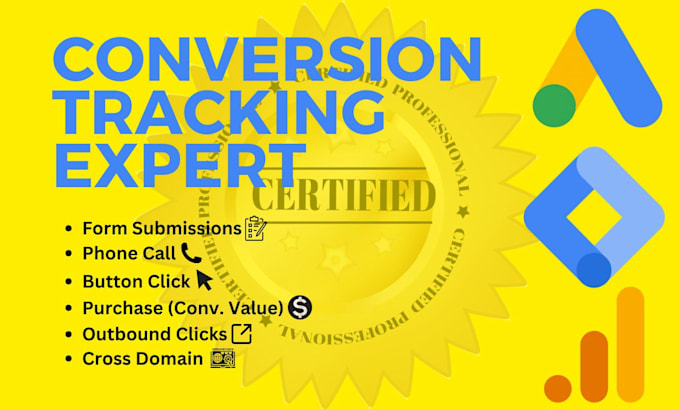 set up all kinds of conversion tracking goals