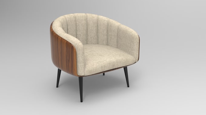 design 3d products wood steel plastic