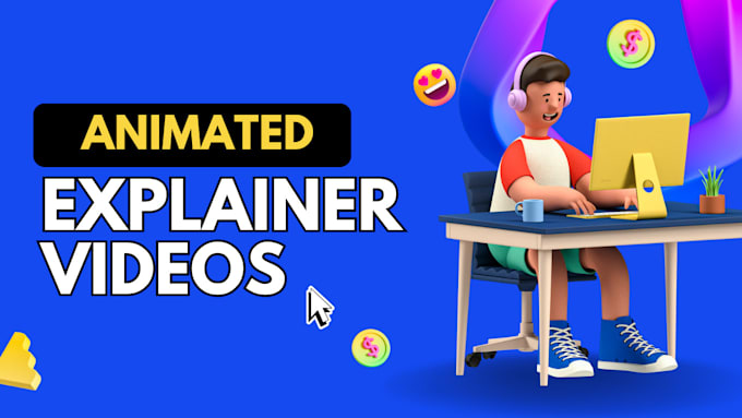 do 2d animation cartoon explainer videos for sales