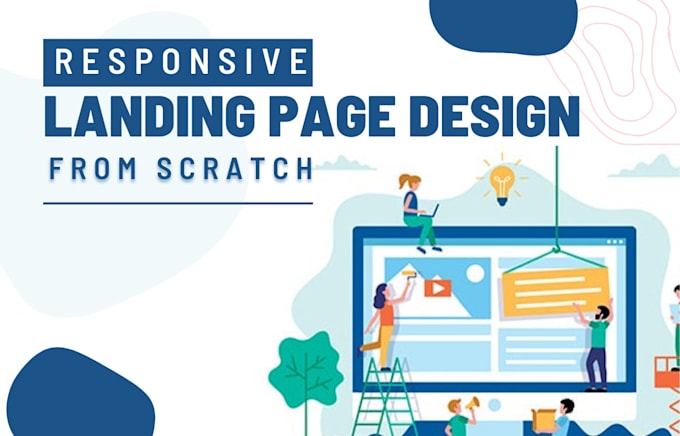 Design modern and fully responsive landing page by Yadav_suyash | Fiverr