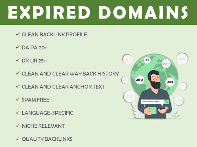 research high da dr expired domain name with backlinks